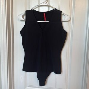 SPANX Black Sleeveless Fitted Bodysuit